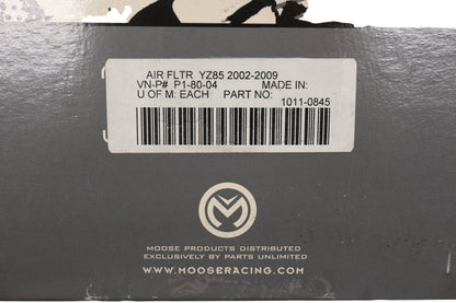 Moose Racing 1011-0845, P1-80-04 Air Filter NOS