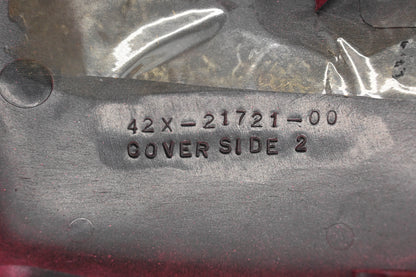 OEM Yamaha 42X-21721-00-00 Dark Maroon Righthand Side Cover