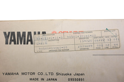 New OEM Yamaha 94580-30060-00 Drive Chain Link Kit NOS