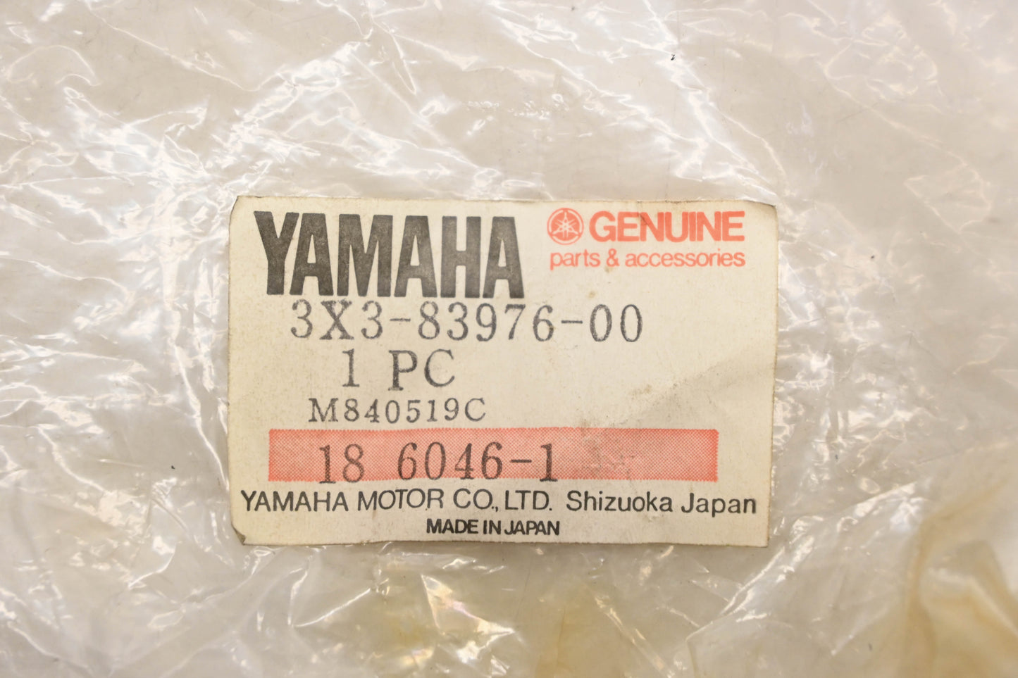 New OEM Yamaha 3X3-83976-00-00 Handle Engine Stop Switch NOS