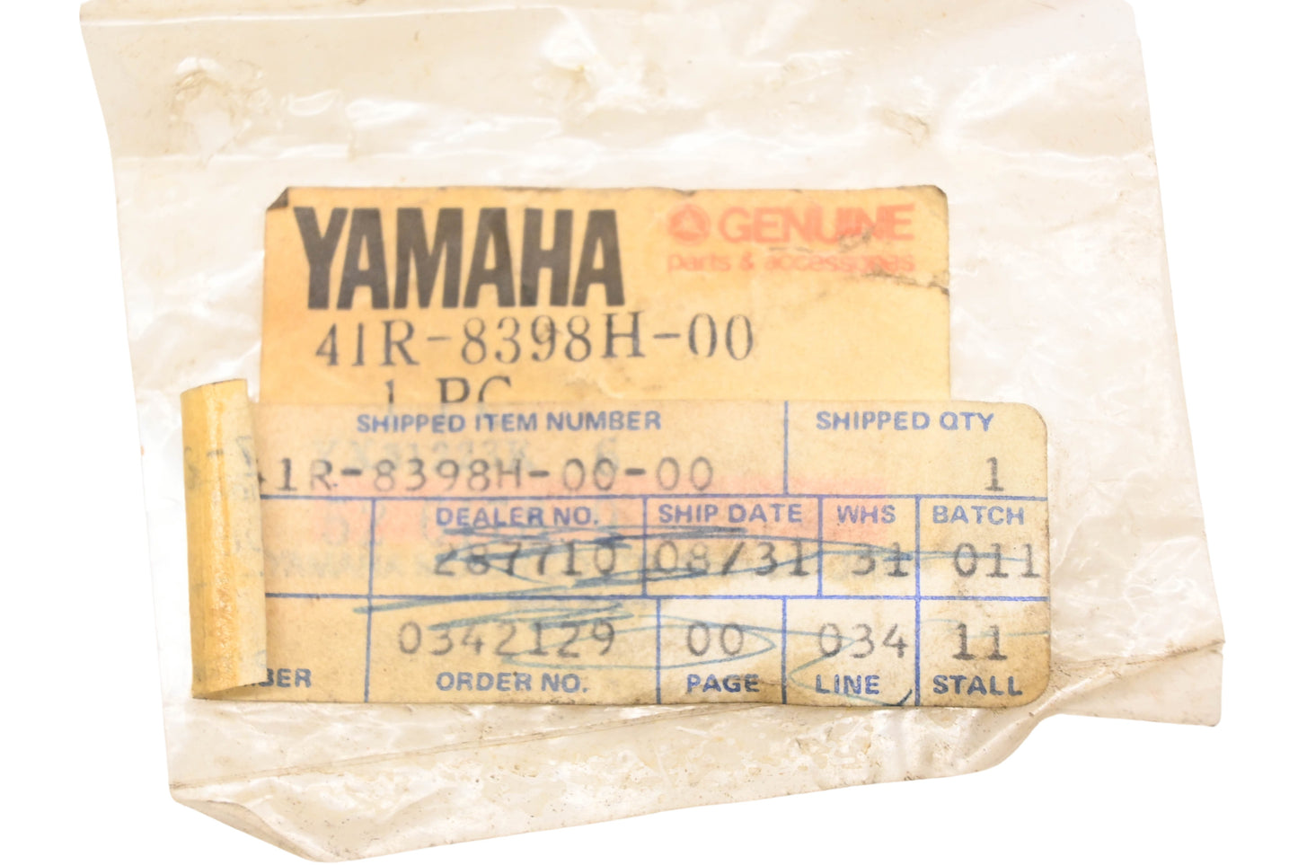 New OEM Yamaha 41R-8398H-00-00 Guide Plate NOS