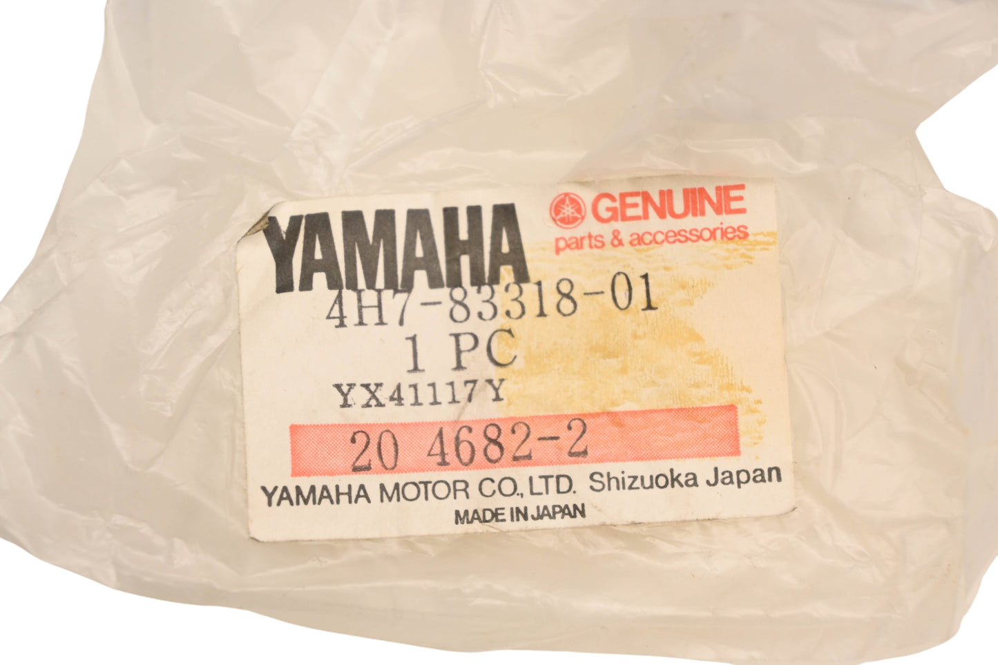 New OEM Yamaha 4H7-83318-01-00 Flasher Stay Bracket NOS