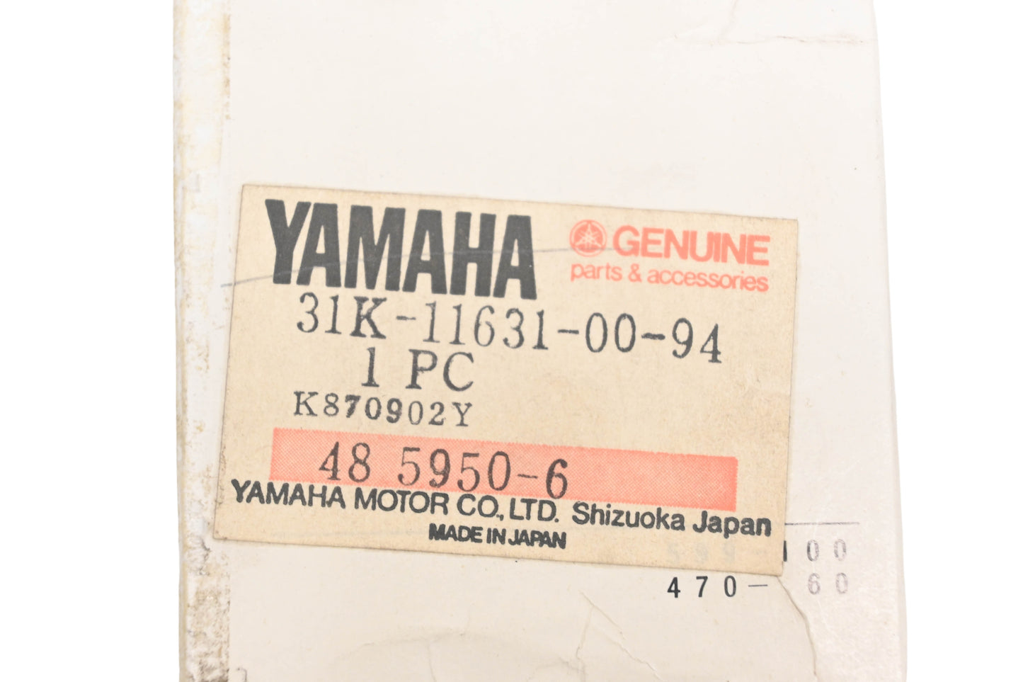 New OEM Yamaha 31K-11631-00-94 Piston NOS