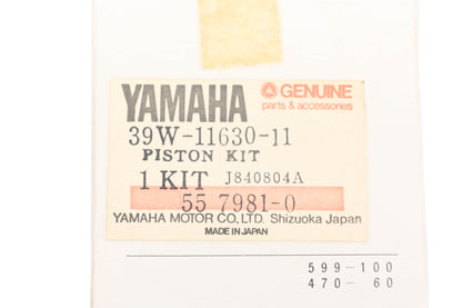 New OEM Yamaha 39W-11630-11-00 Piston Kit NOS