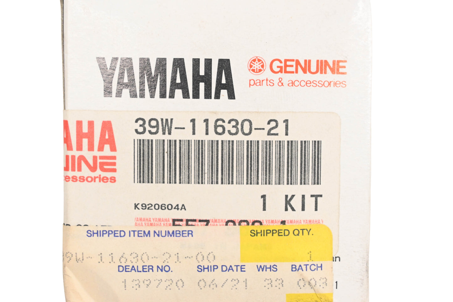 New OEM Yamaha 39W-11630-21-00 Piston Kit NOS