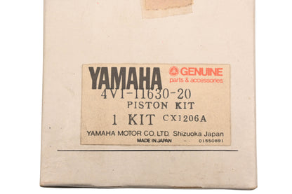 New OEM Yamaha 4V1-11630-20-00 Piston Kit NOS