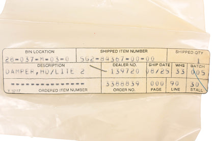 New OEM Yamaha 5G2-84367-00-00 Headlight Damper NOS