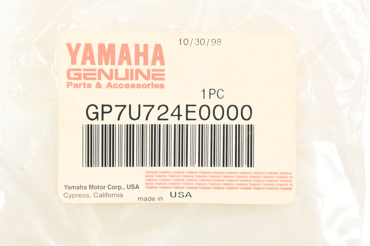 New OEM Yamaha GP7-U724E-00-00 Compression Nut NOS