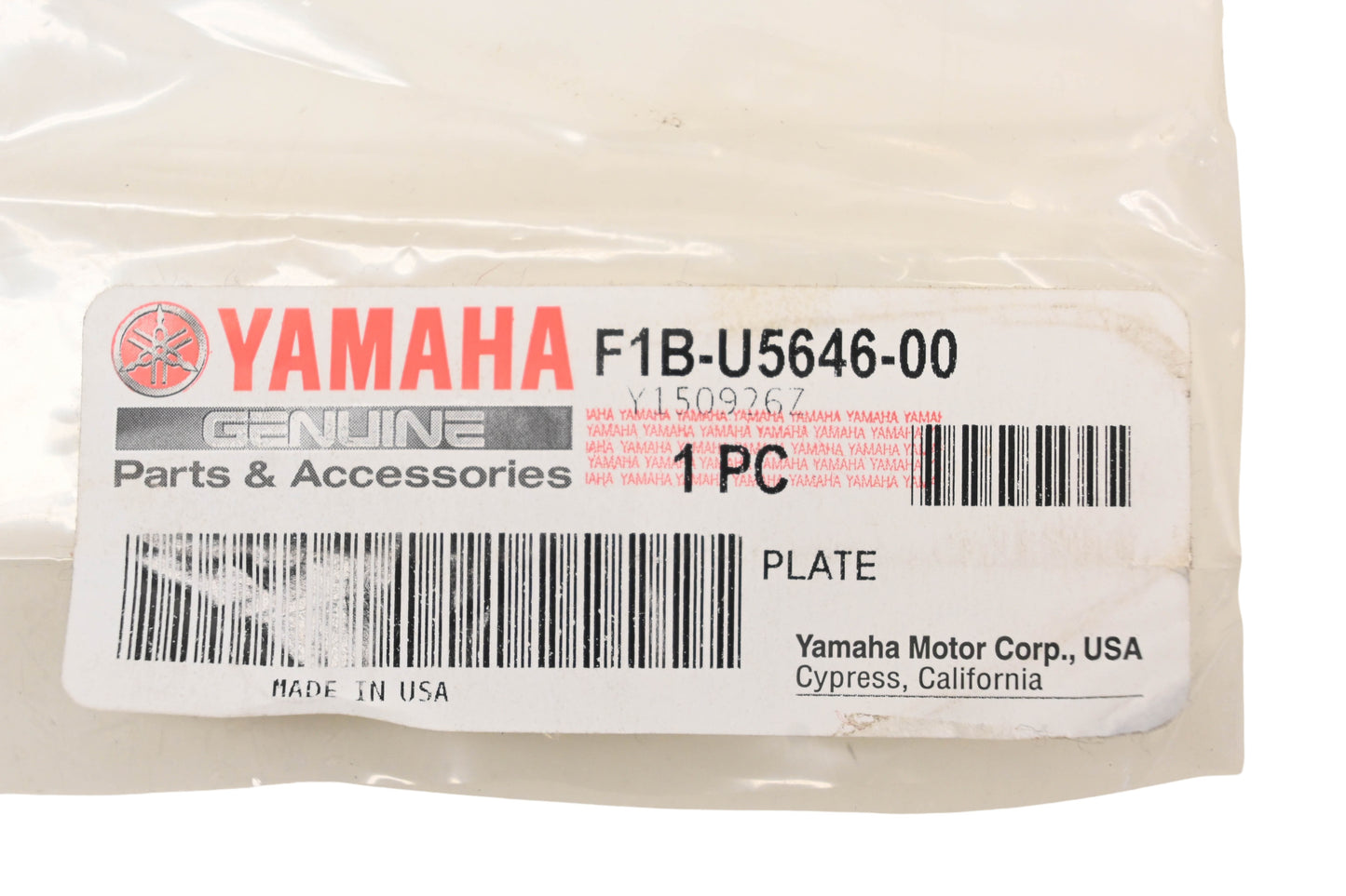 New OEM Yamaha F1B-U5646-00-00 Mirror Mounting Plate NOS