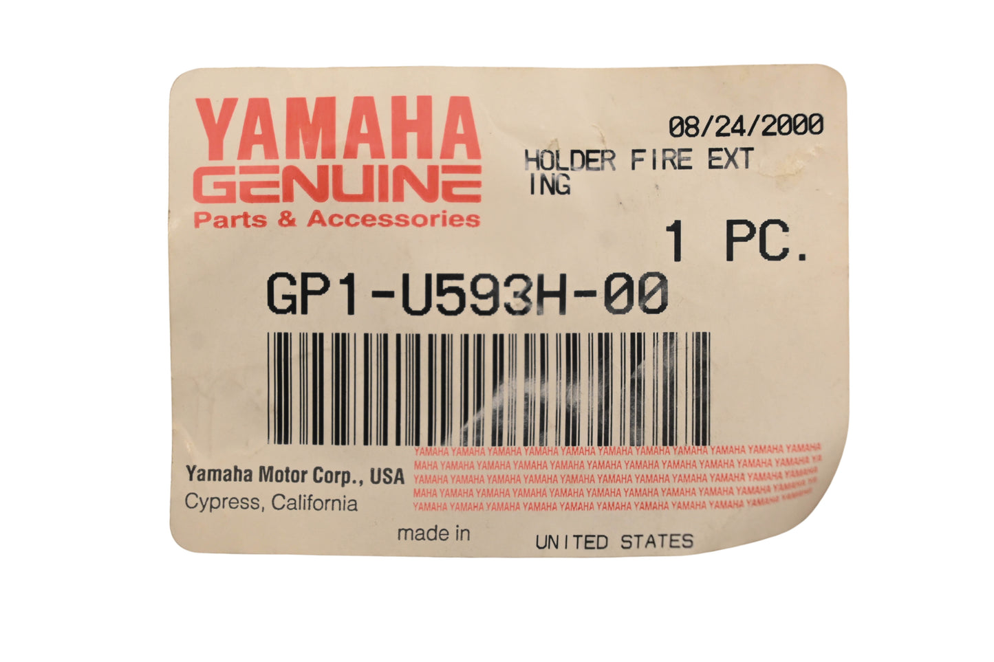 New OEM Yamaha GP1-U593H-00-00 Fire Extinguisher Holder NOS