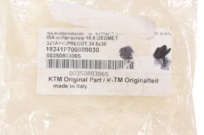 New OEM KTM 0035080306S Collar Screw NOS