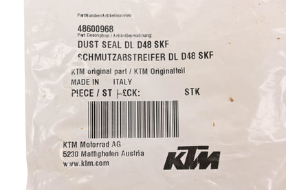 New OEM KTM 48600968 Dust Seal NOS