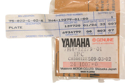 New OEM Yamaha 7H4-12279-01-00 Camshaft Plate NOS