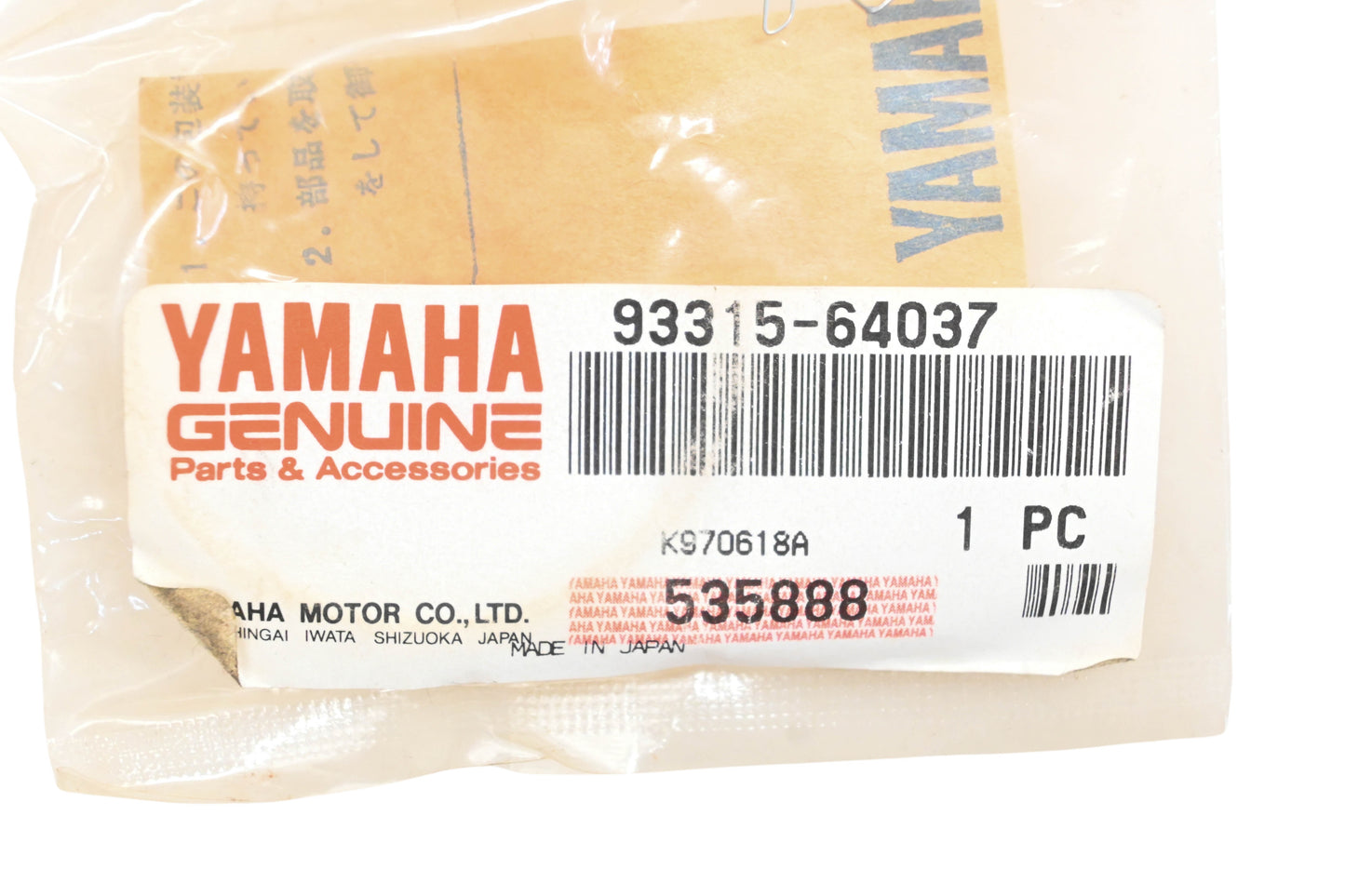 New OEM Yamaha 93315-64037-00 IKO Bearing NOS