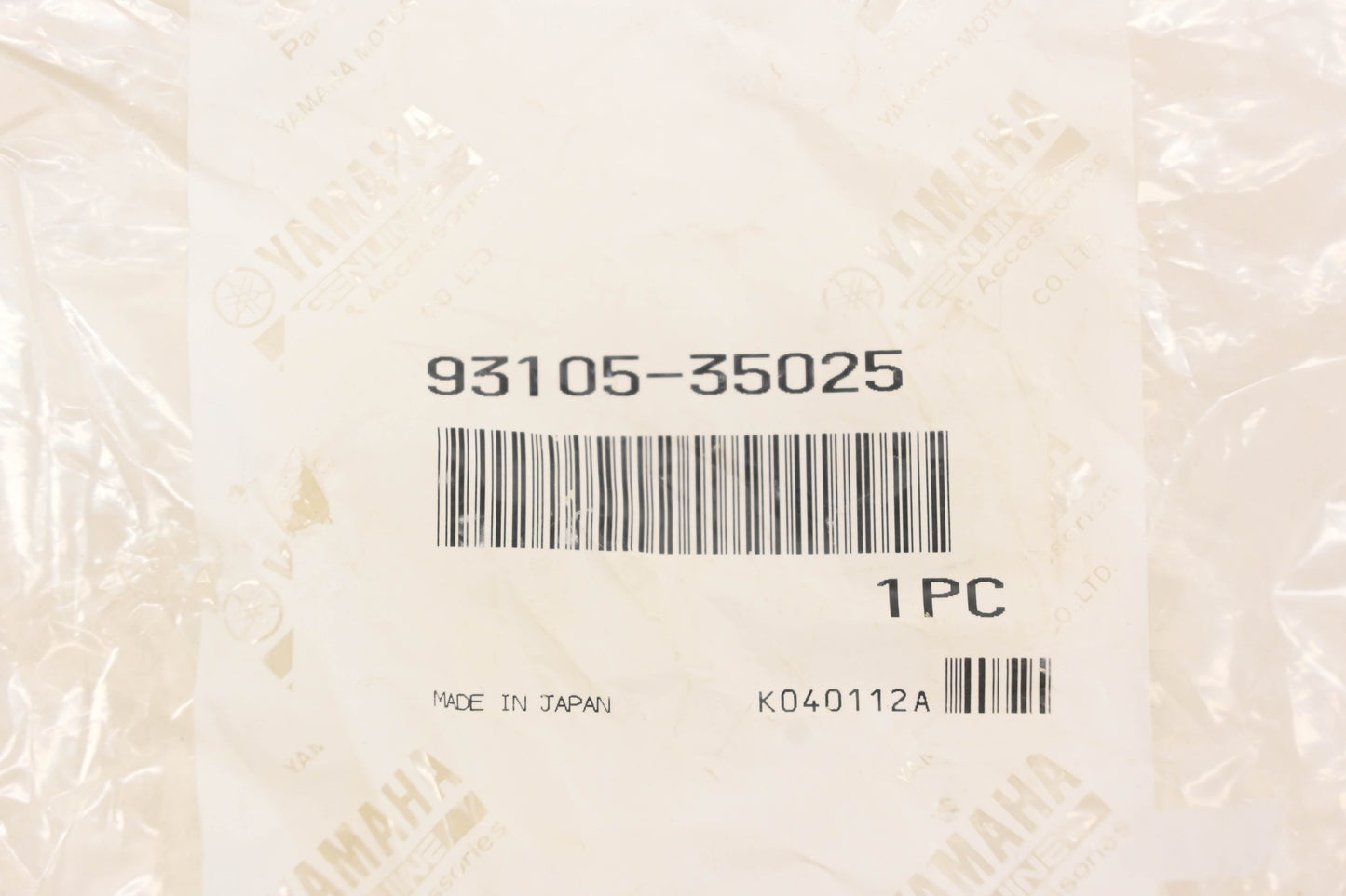 New OEM Yamaha 93105-35025-00 Oil Seal NOS