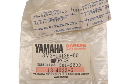 New OEM Yamaha 3V3-14136-00-00 Carburetor Spring Seat NOS