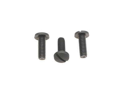 New OEM Yamaha ABA-4X701-11-01 Black Plastic Screws Qty 3 NOS