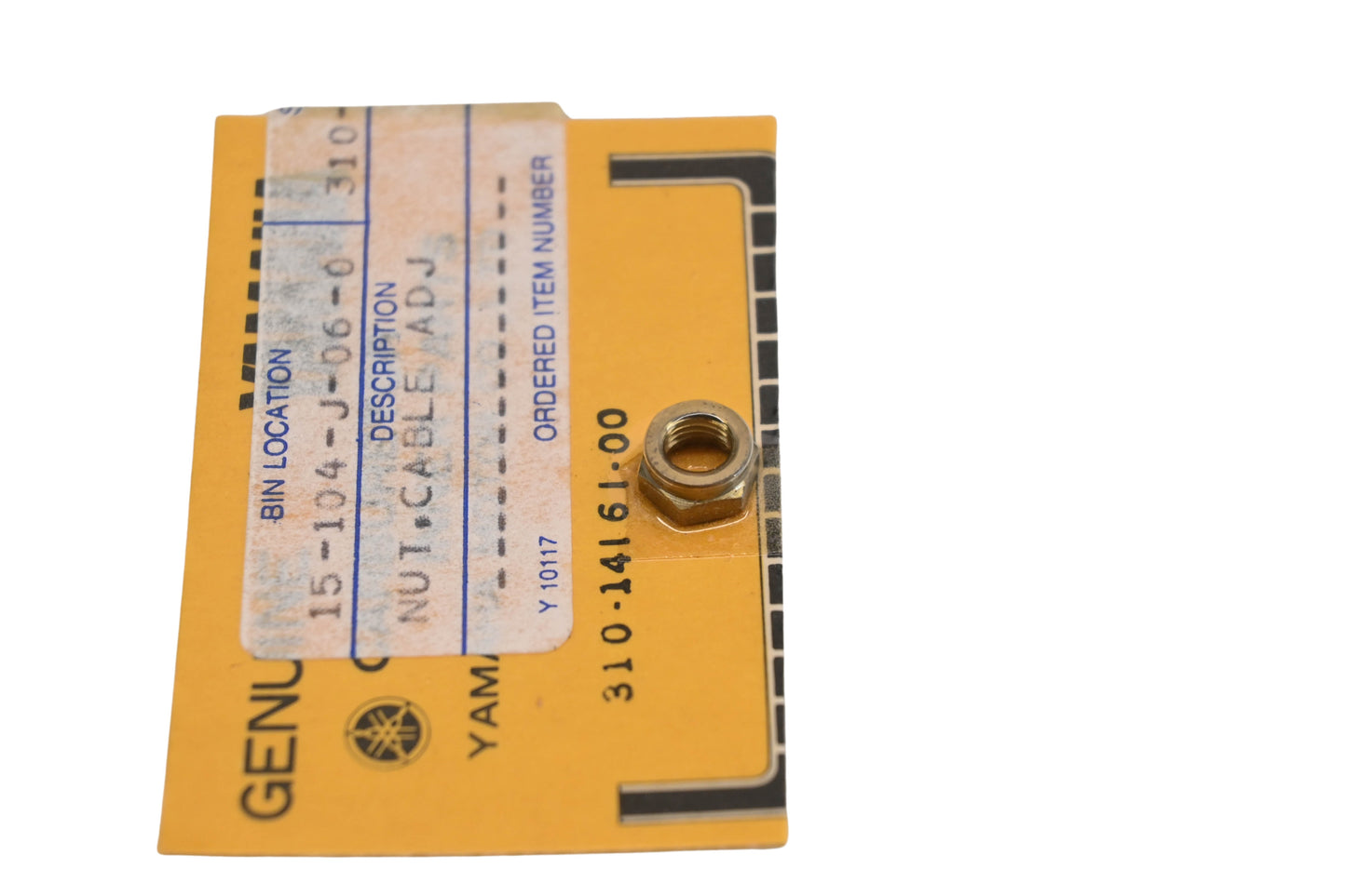 New OEM Yamaha 310-14161-00-00 Cable Adjusting Nut NOS