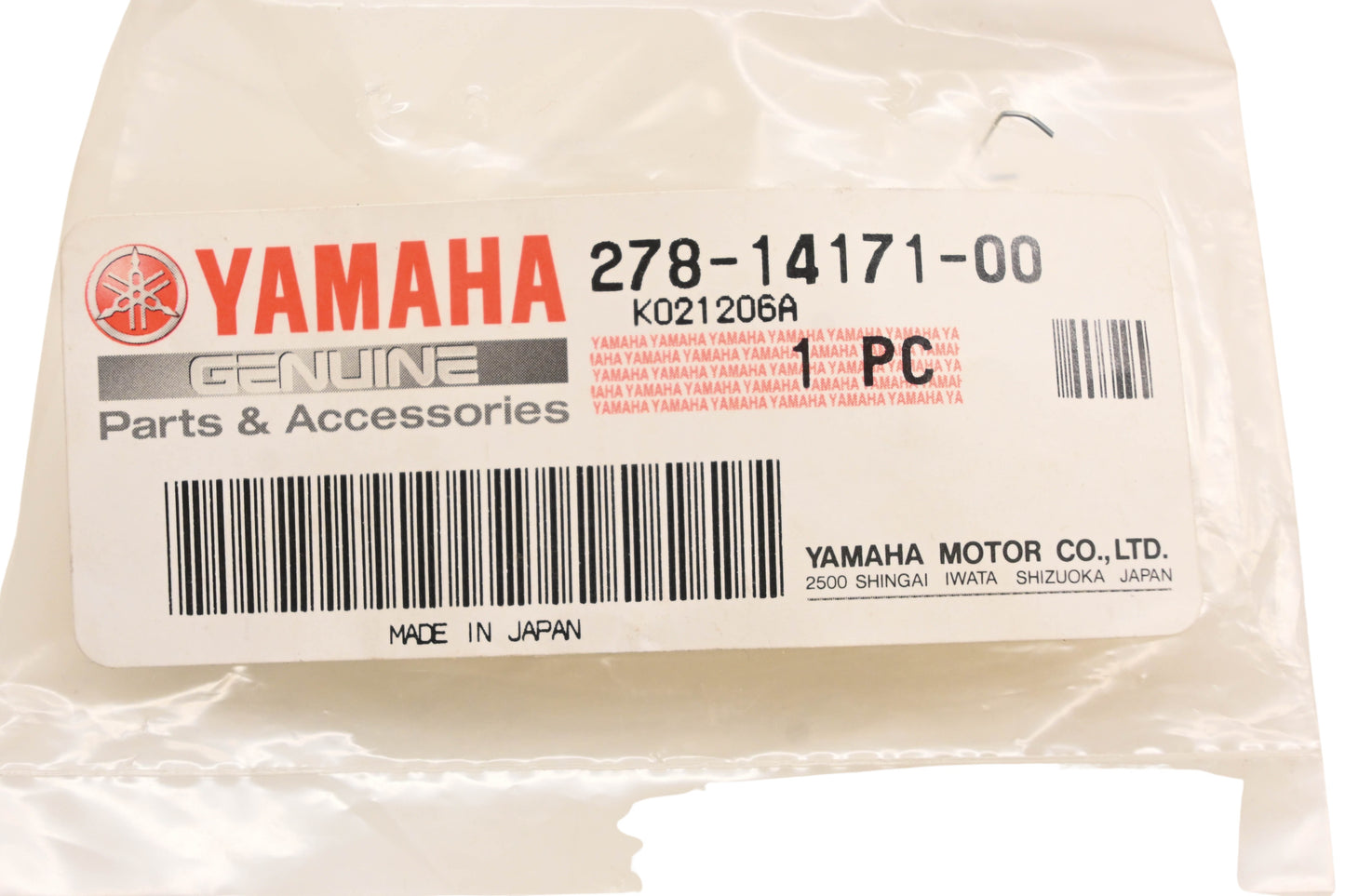 New OEM Yamaha 278-14171-00-00 Carburetor Starter Plunger NOS