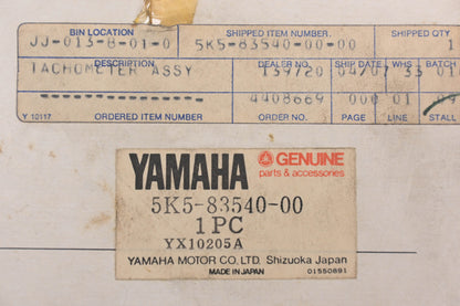 OEM Yamaha 5K5-83540-00-00 Tachometer Gauge