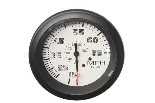 Teleflex 29513 Speedometer 0-65mph White Face Gauge