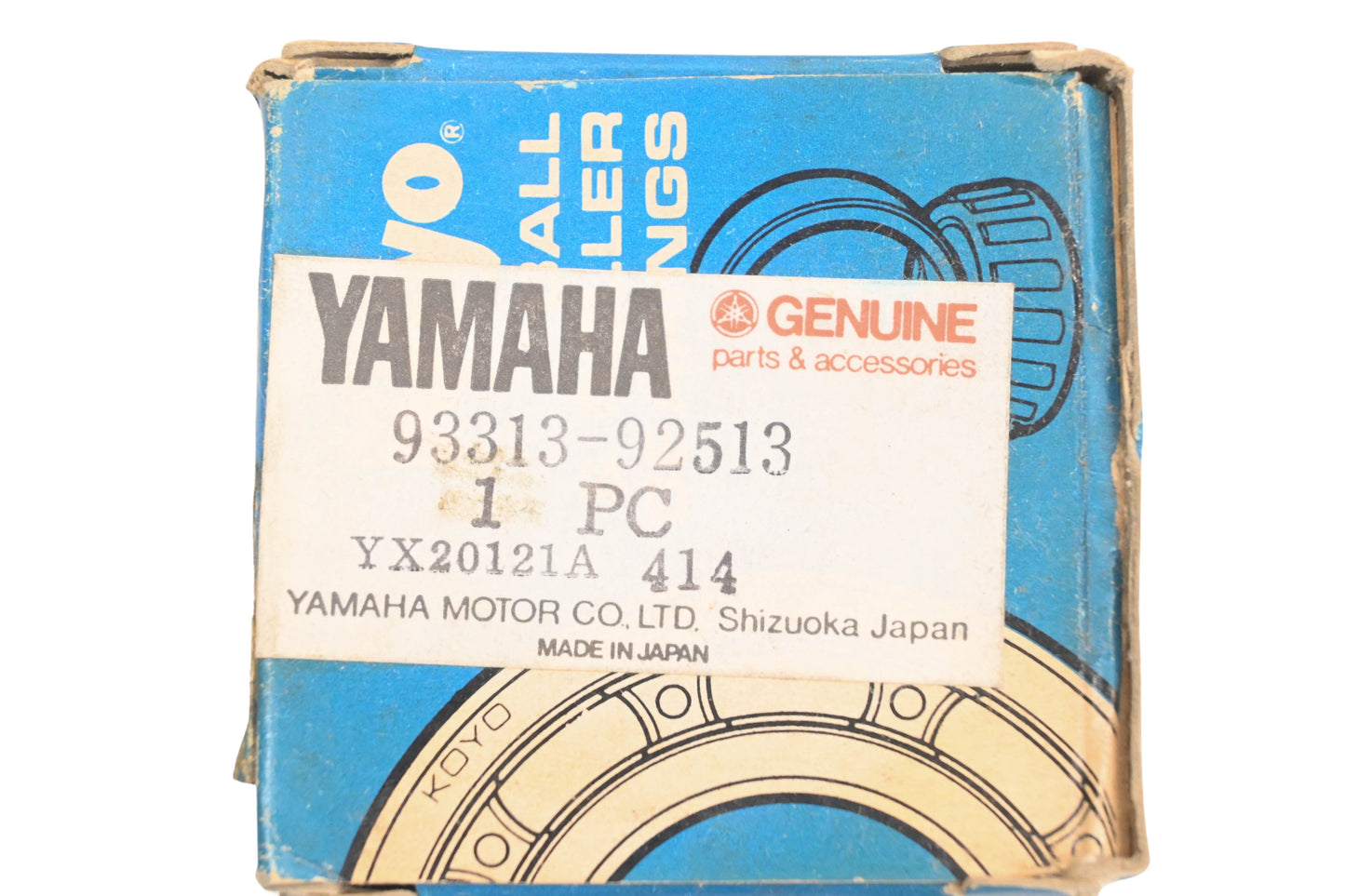 New OEM Yamaha 93313-92513-00 Koyo Bearing NOS