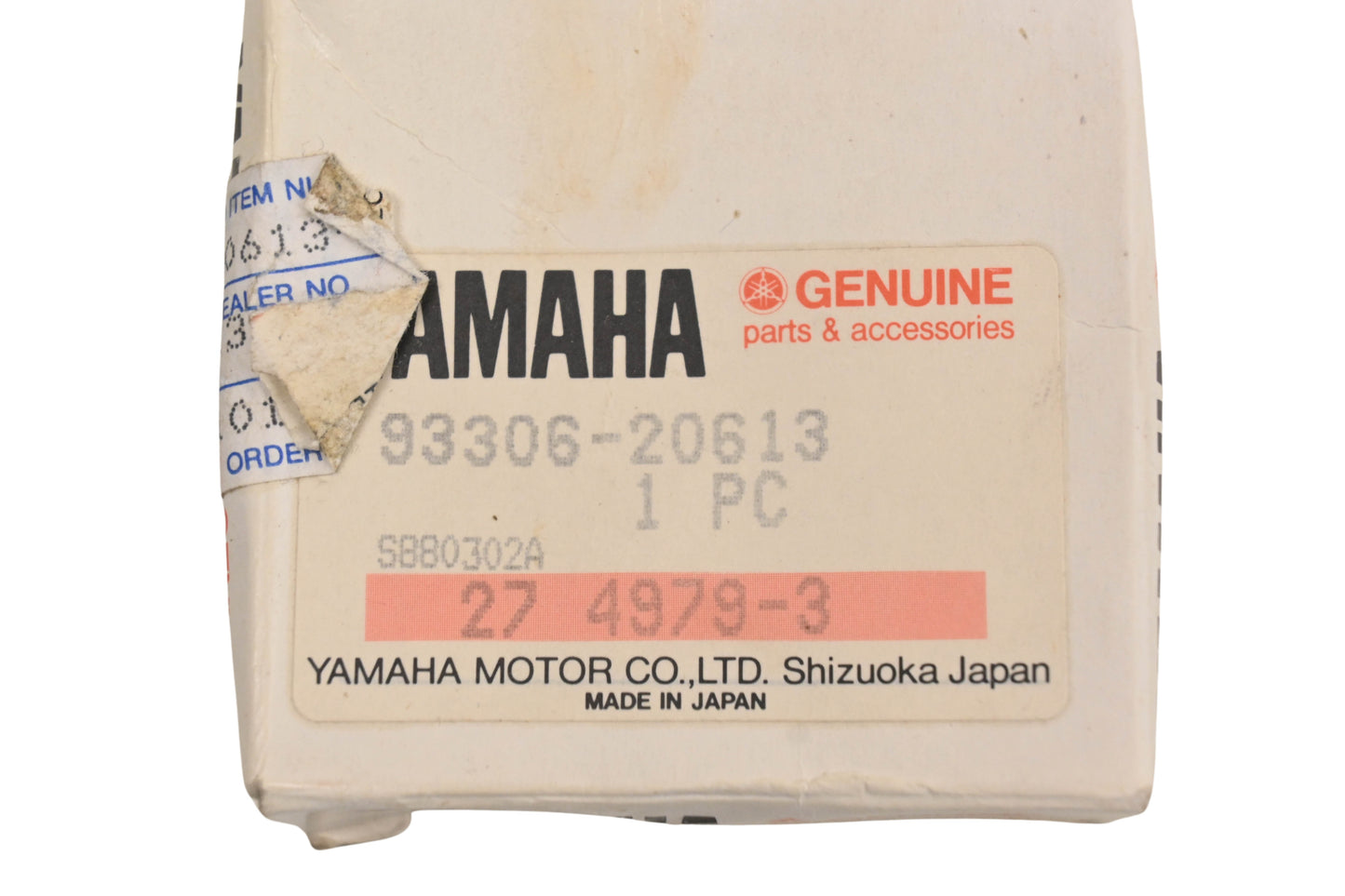 New OEM Yamaha 93306-20613-00 NTN Bearing NOS