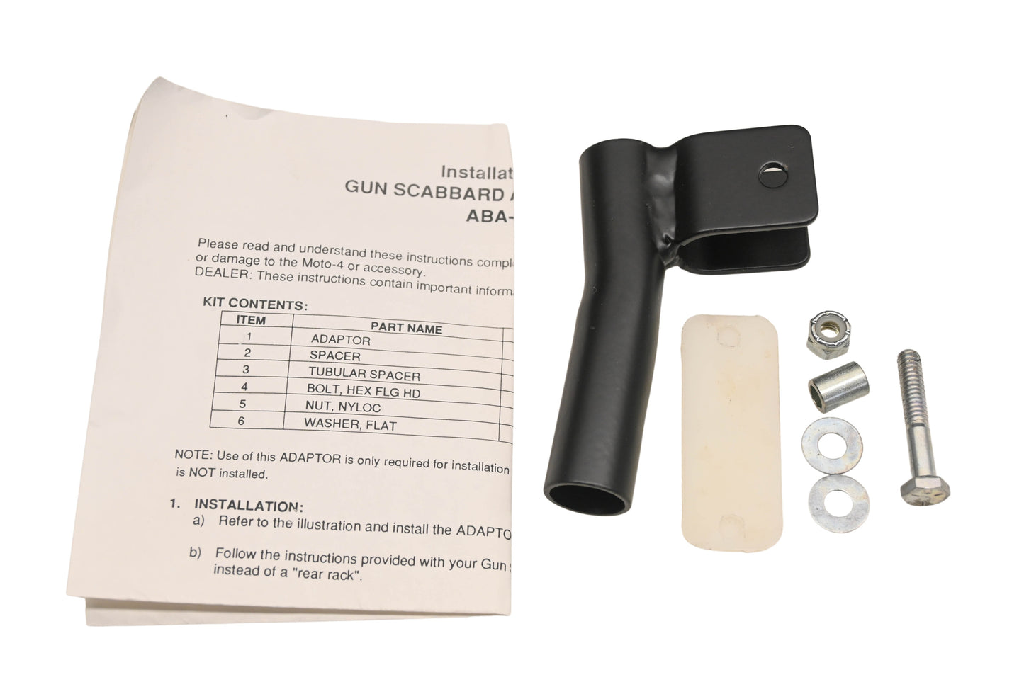 New OEM Yamaha ABA-4BD67-40-10 Scabbard Mount Adapter Kit NOS