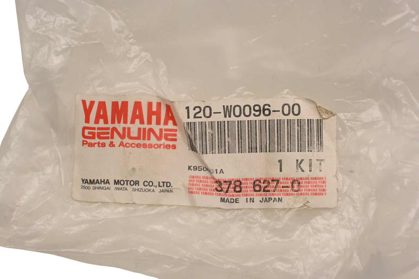 New OEM Yamaha 120-W0096-00-00 Footrest Peg Kit NOS