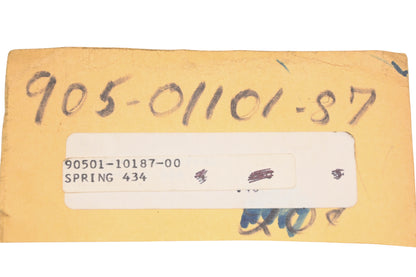 New OEM Yamaha 90501-10187-00, 905-01101-87-00 Compression Spring NOS