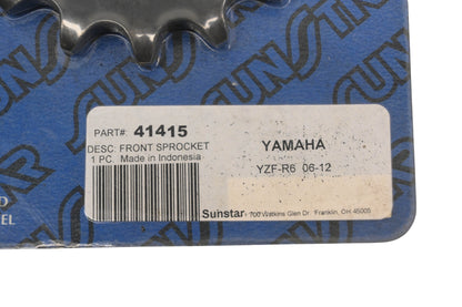Sunstar 41415 Front Sprocket 15T NOS