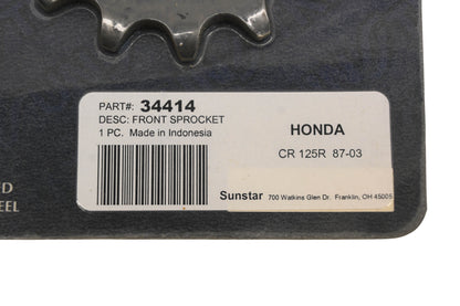 Sunstar 34414 Front Sprocket 14T NOS