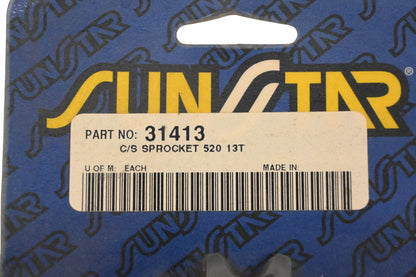 Sunstar 31413 Front Sprocket 13T NOS