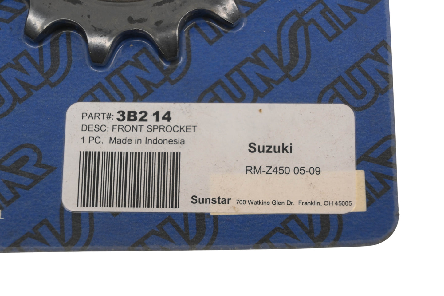 Sunstar 3B214 Front Sprocket 14T NOS