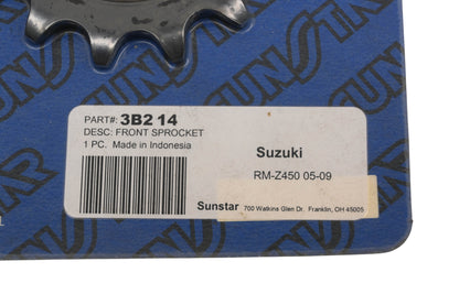 Sunstar 3B214 Front Sprocket 14T NOS