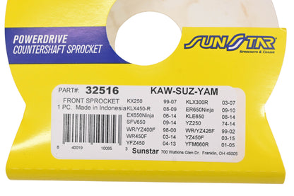 Sunstar 32516 Front Sprocket 16T NOS