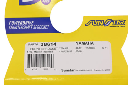 Sunstar 3B614 Front Sprocket 14T NOS