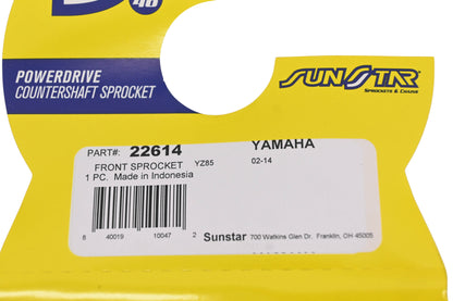 Sunstar 22614 Front Sprocket 14T NOS
