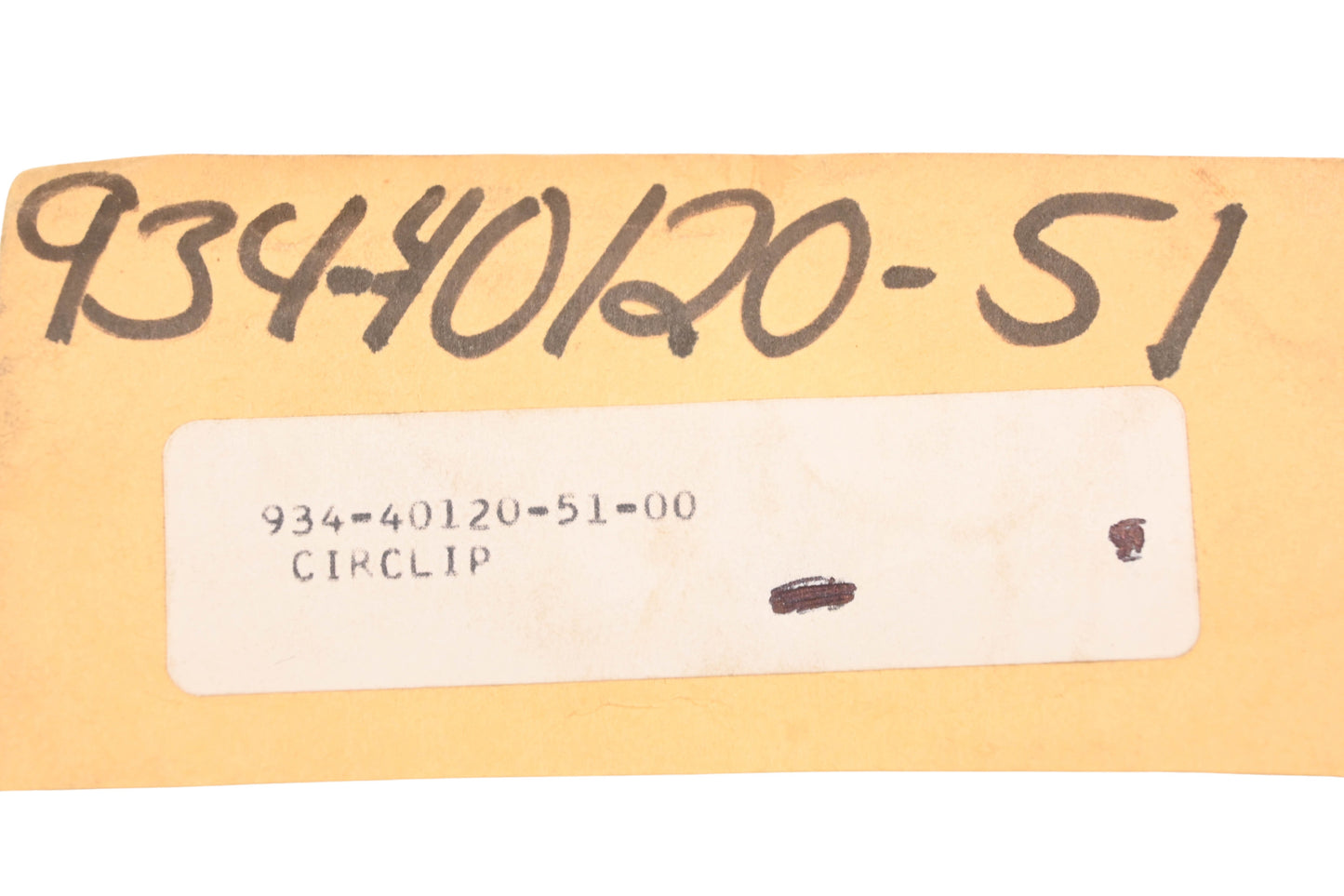 New OEM Yamaha 93440-12051-00 Outer Circlip NOS