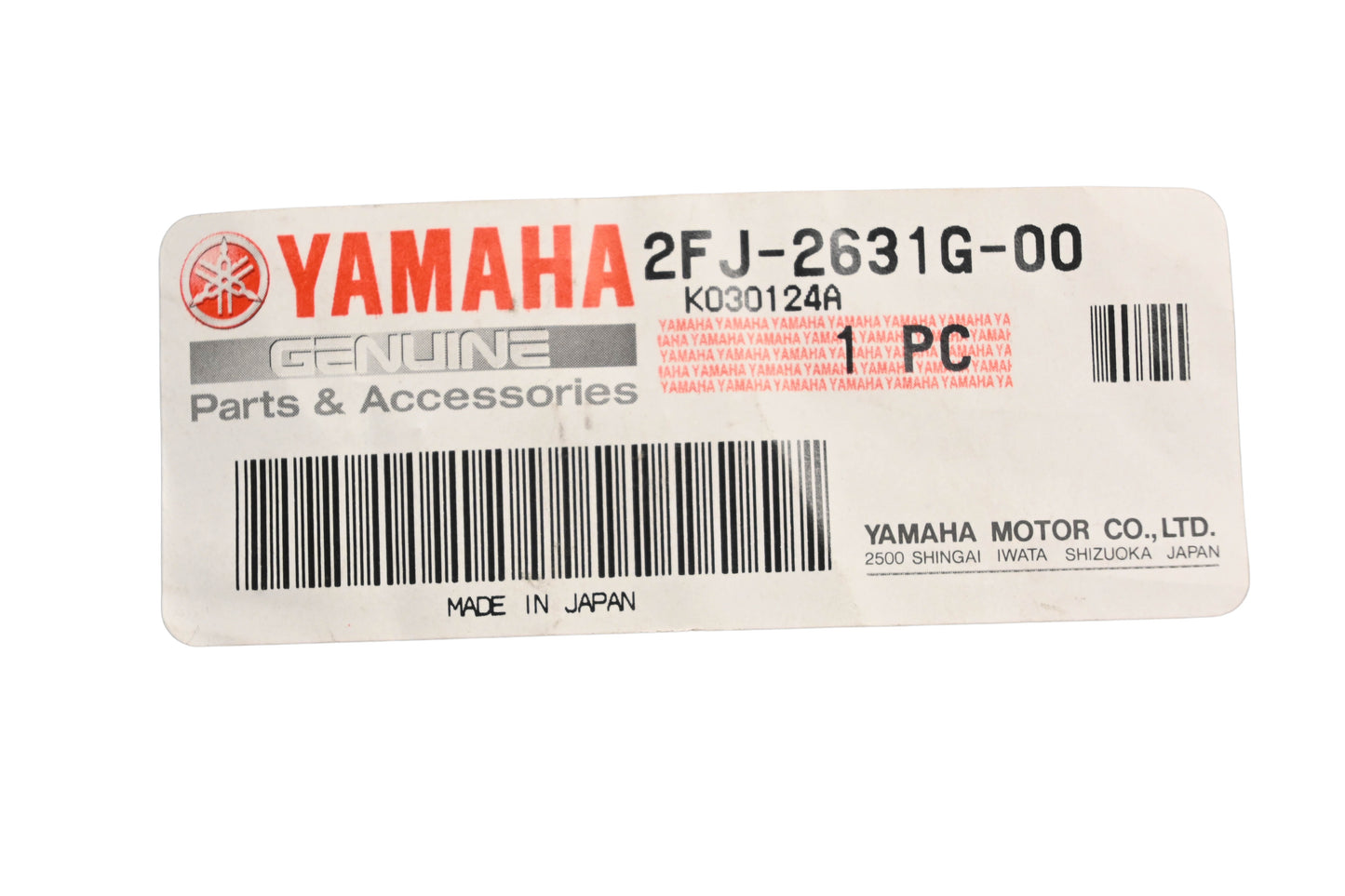 New OEM Yamaha 2FJ-2631G-00-00 Handle Lever Plate NOS