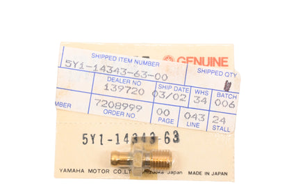 New OEM Yamaha 5Y1-14343-63-00 Main Jet #125 NOS