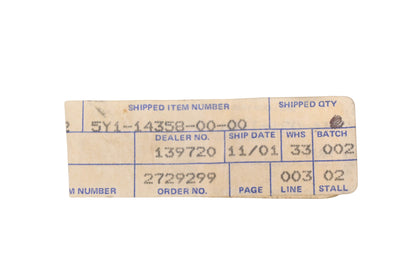 New OEM Yamaha 5Y1-14358-00-00 Nut NOS