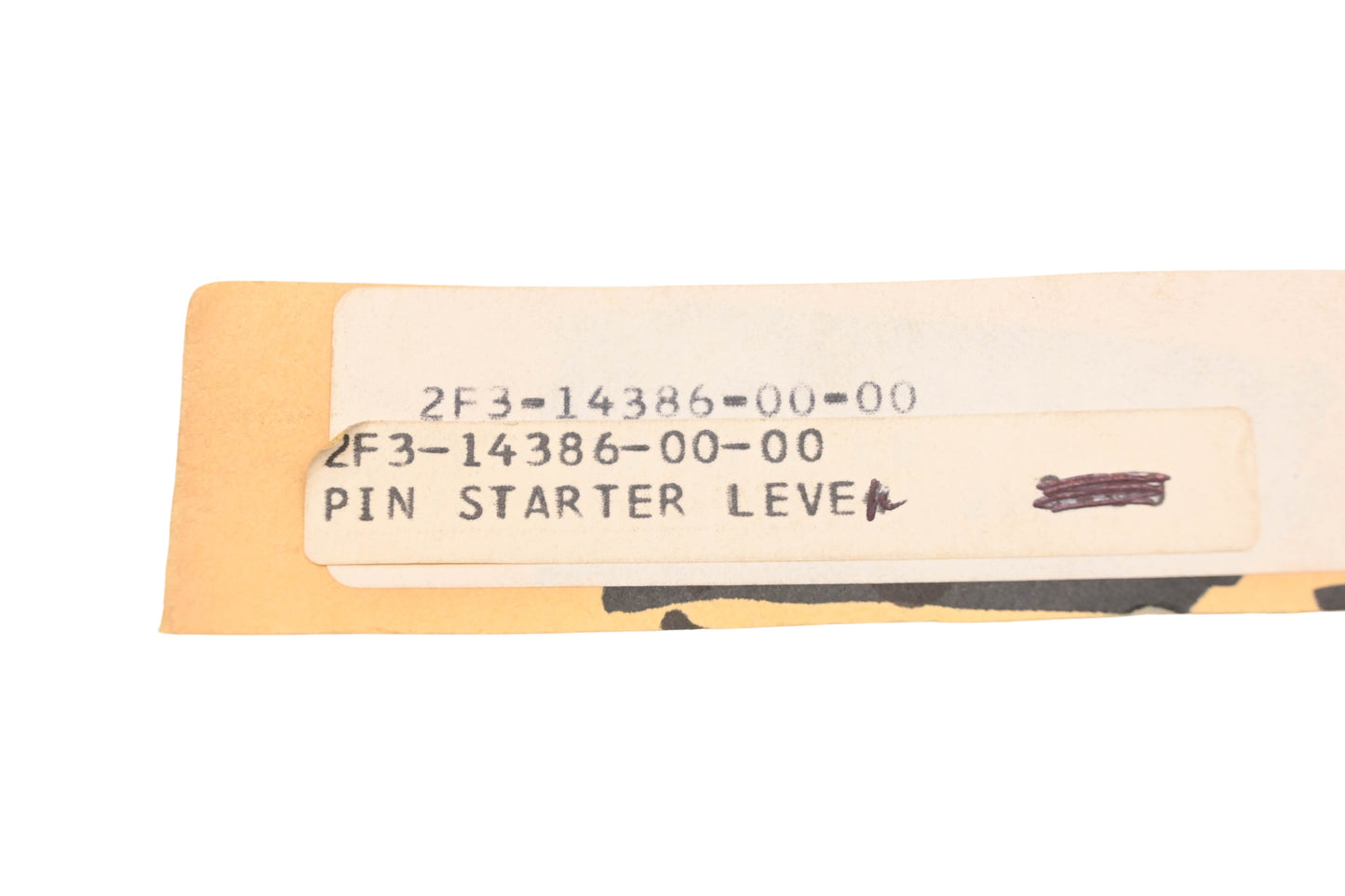 New OEM Yamaha 2F3-14386-00-00 Carburetor Starter Lever Float Pin NOS