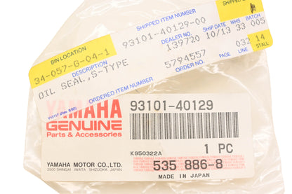 New OEM Yamaha 93101-40129-00 Oil Seal S-Type NOS