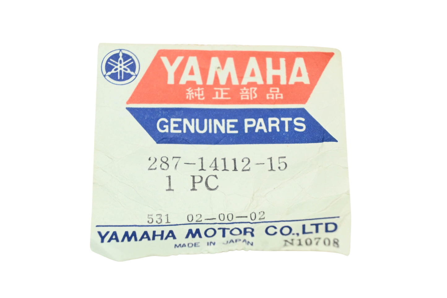 New OEM Yamaha 287-14112-15-00 Carburetor Throttle Valve NOS
