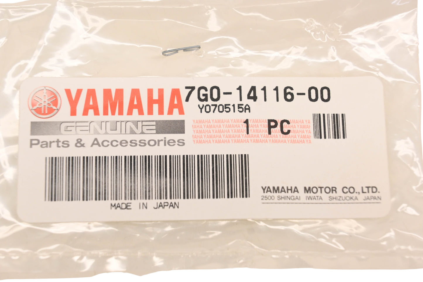 New OEM Yamaha 7G0-14116-00-00 Carburetor Needle NOS
