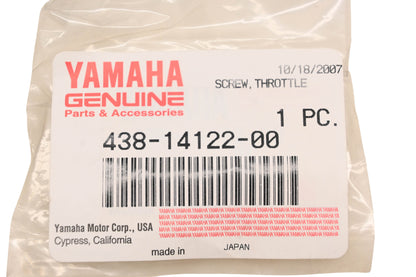 New OEM Yamaha 438-14122-00-00 Throttle Screw NOS