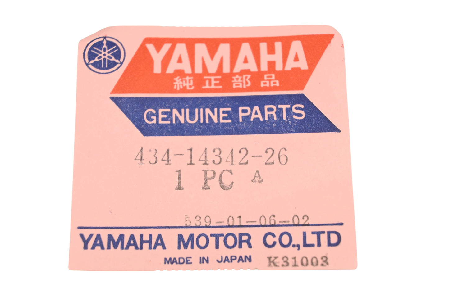 New OEM Yamaha 434-14342-26-00 Pilot Jet #52 NOS