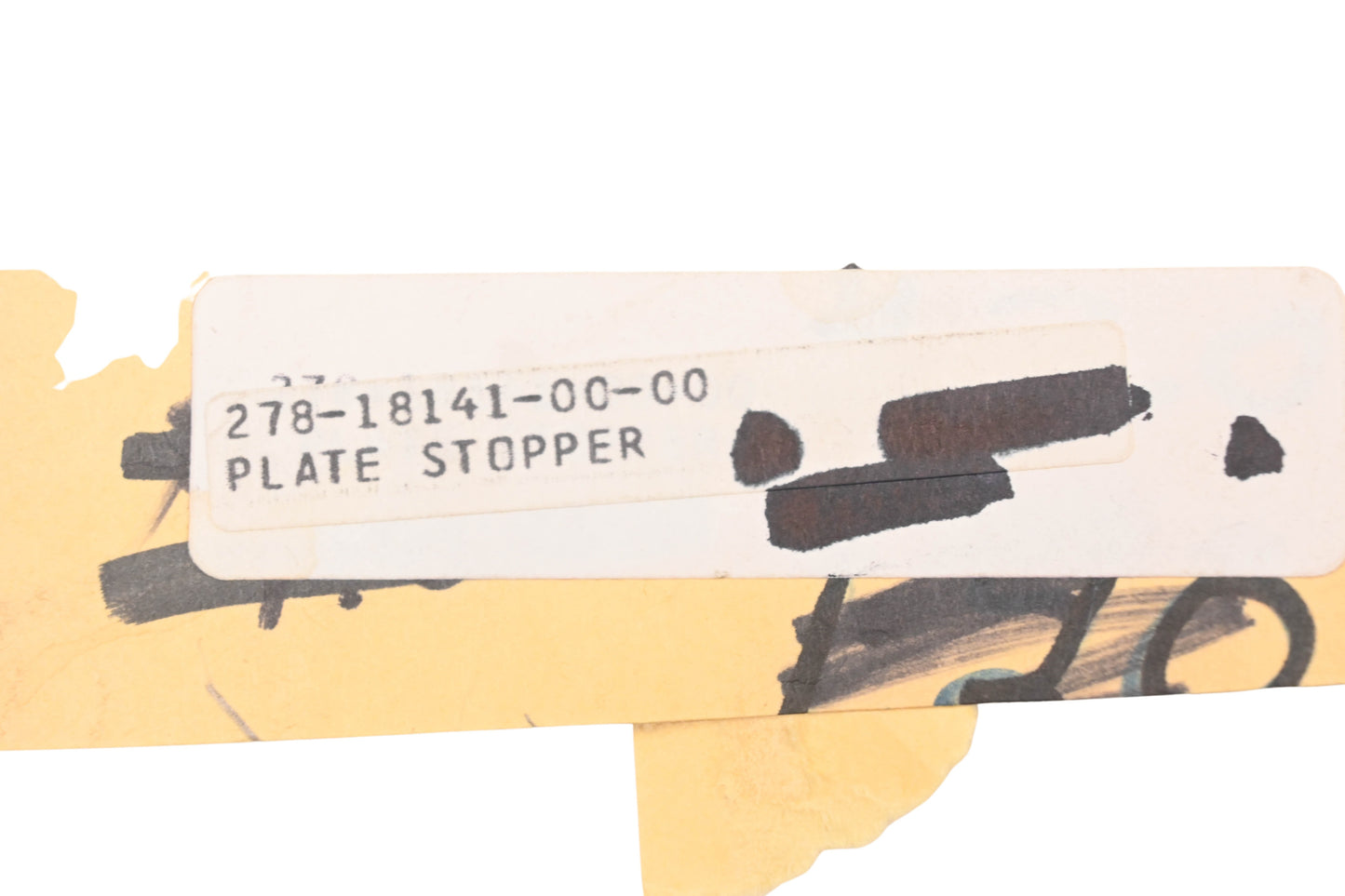 New OEM Yamaha 278-18141-00-00 Stopper Plate NOS