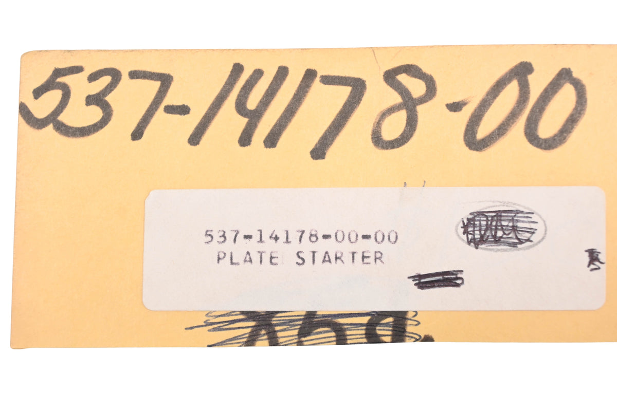 New OEM Yamaha 537-14178-00-00 Starter Lever Plate NOS